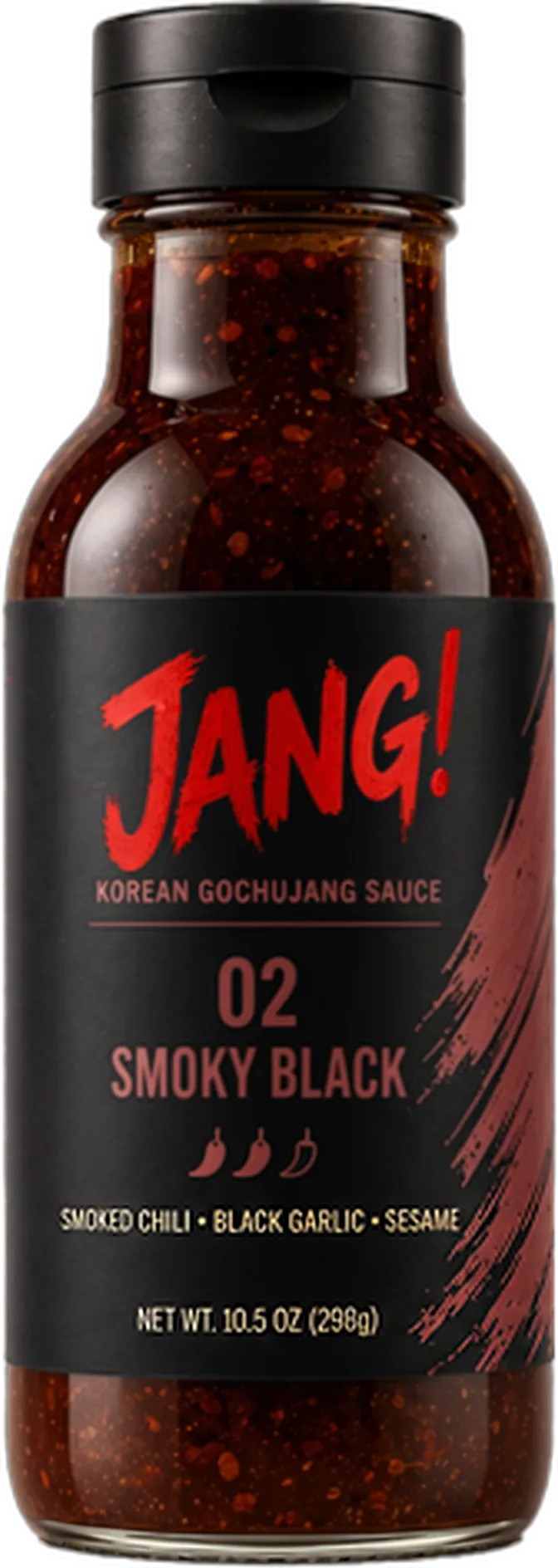 Smoky Black gochujang sauce bottle