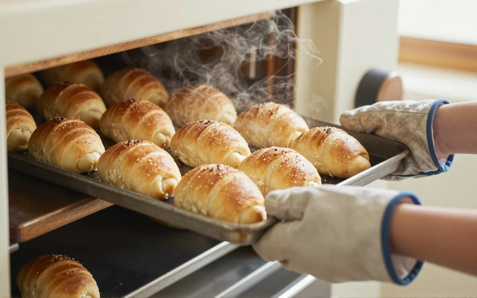 Out of the oven