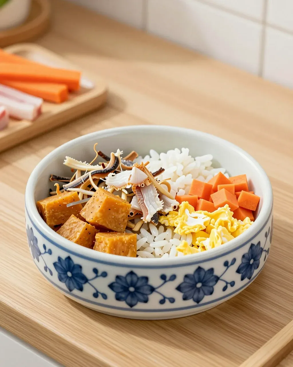 Pollock & Sweet Potato, served