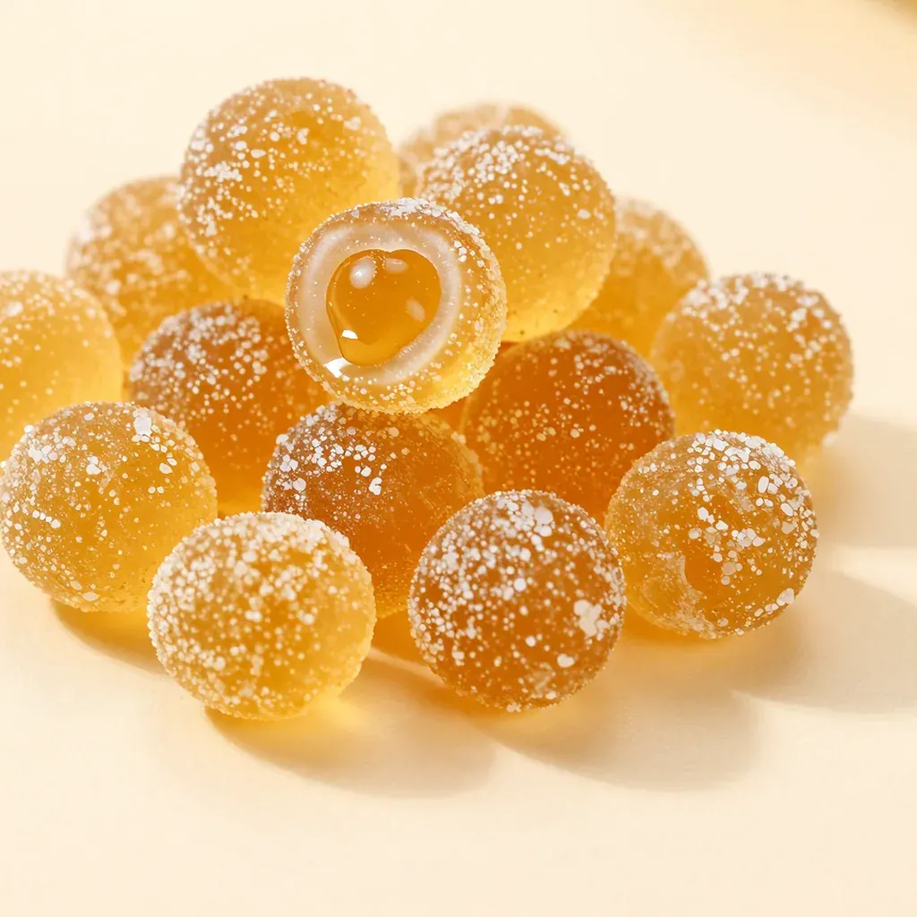 Yuja Jelly Drops, out of the packet